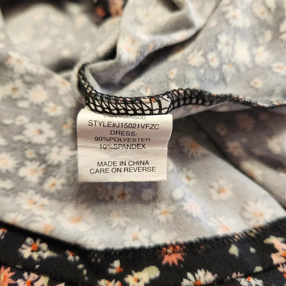 Black floral Stitch and Pine dress size large‎ - Picture 11 of 12